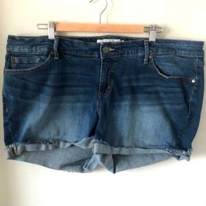 Torrid denim jean shorts size 22